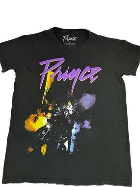 Prince Purple Rain Motorcycle Graphic T-Shirt Size Large